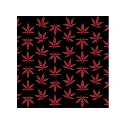 Weed Pattern Small Satin Scarf (Square)