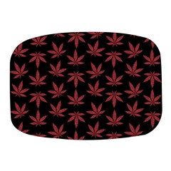 Weed Pattern Mini Square Pill Box