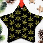 Weed Pattern Star Ornament (Two Sides) Front