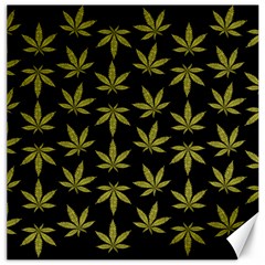 Weed Pattern Canvas 12  x 12 