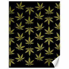 Weed Pattern Canvas 12  x 16 