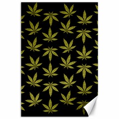 Weed Pattern Canvas 24  x 36 