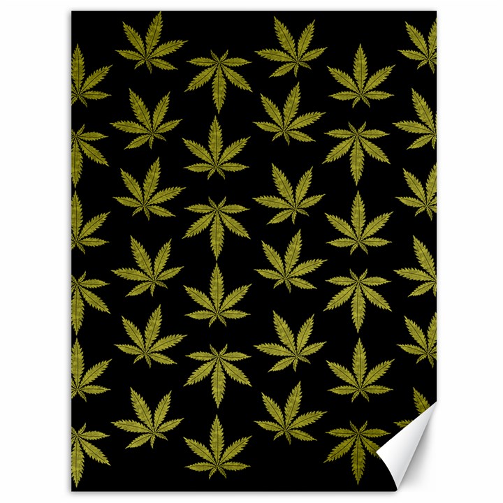 Weed Pattern Canvas 36  x 48 