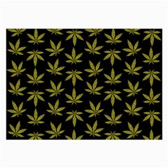 Weed Pattern Large Glasses Cloth