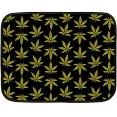 Weed Pattern Double Sided Fleece Blanket (Mini) 