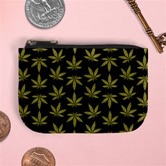 Weed Pattern Mini Coin Purse