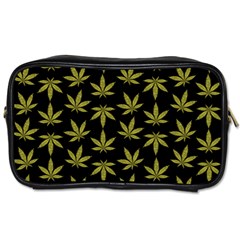 Weed Pattern Toiletries Bag (Two Sides)