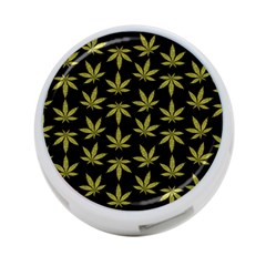 Weed Pattern 4-Port USB Hub (One Side)