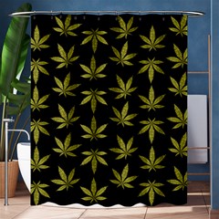 Weed Pattern Shower Curtain 60  x 72  (Medium) 