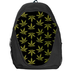 Weed Pattern Backpack Bag