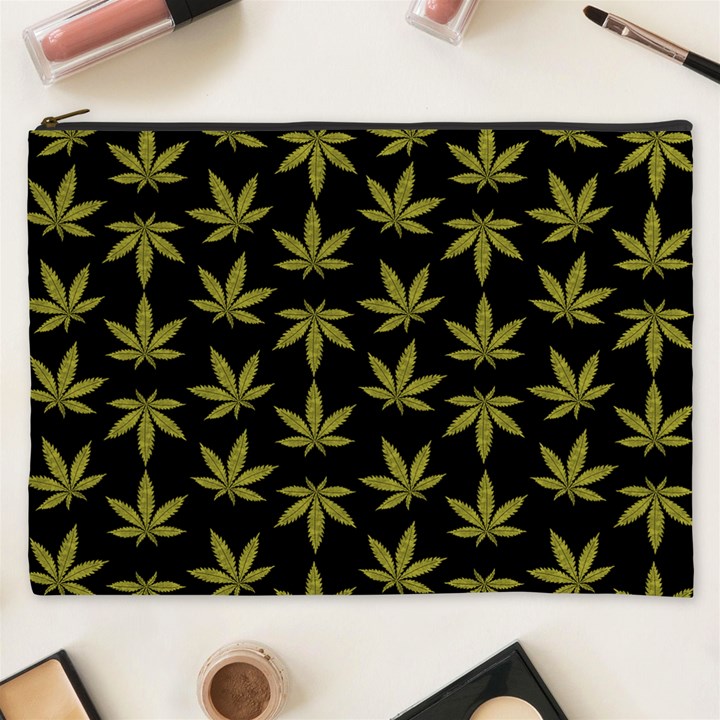 Weed Pattern Cosmetic Bag (XXXL)