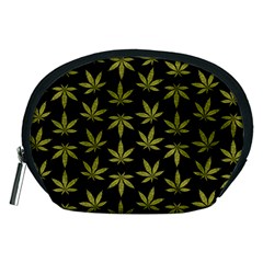 Weed Pattern Accessory Pouch (medium) by Valentinaart