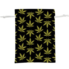 Weed Pattern  Lightweight Drawstring Pouch (xl) by Valentinaart