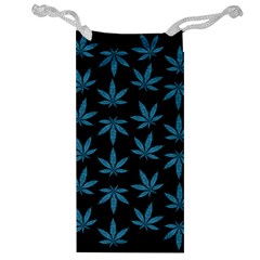 Weed Pattern Jewelry Bag by Valentinaart