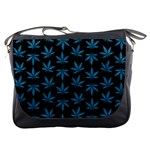 Weed Pattern Messenger Bag Front