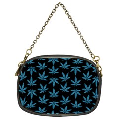 Weed Pattern Chain Purse (one Side) by Valentinaart