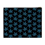 Weed Pattern Cosmetic Bag (XL) Back