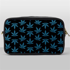 Weed Pattern Toiletries Bag (one Side) by Valentinaart