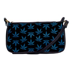 Weed Pattern Shoulder Clutch Bag by Valentinaart