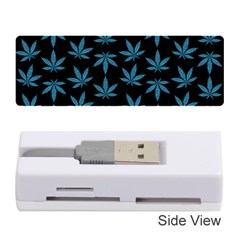 Weed Pattern Memory Card Reader (stick) by Valentinaart