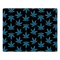 Weed Pattern Double Sided Flano Blanket (large)  by Valentinaart