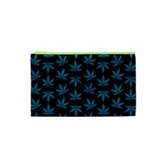 Weed Pattern Cosmetic Bag (xs) by Valentinaart