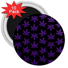 Weed Pattern 3  Magnets (10 Pack)  by Valentinaart