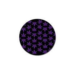 Weed Pattern Golf Ball Marker by Valentinaart