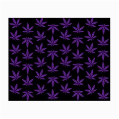 Weed Pattern Small Glasses Cloth (2 Sides) by Valentinaart