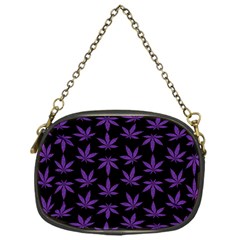 Weed Pattern Chain Purse (one Side) by Valentinaart