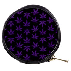 Weed Pattern Mini Makeup Bag by Valentinaart