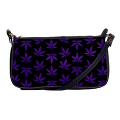 Weed Pattern Shoulder Clutch Bag by Valentinaart