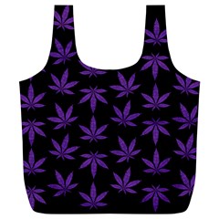 Weed Pattern Full Print Recycle Bag (xl) by Valentinaart