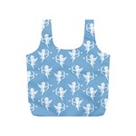 Cupid pattern Full Print Recycle Bag (S) Back