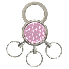 Cupid Pattern 3-ring Key Chain by Valentinaart