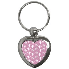 Cupid Pattern Key Chain (heart) by Valentinaart