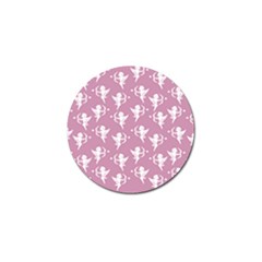 Cupid Pattern Golf Ball Marker by Valentinaart