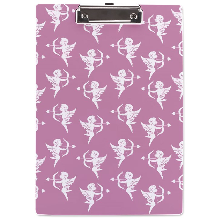 Cupid pattern A4 Clipboard