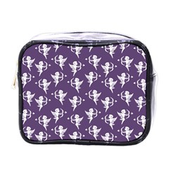 Cupid Pattern Mini Toiletries Bag (one Side) by Valentinaart