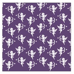 Cupid Pattern Large Satin Scarf (square) by Valentinaart