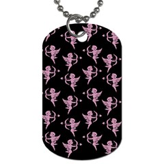 Cupid pattern Dog Tag (One Side)