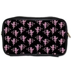 Cupid Pattern Toiletries Bag (one Side) by Valentinaart