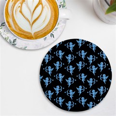 Cupid Pattern Uv Print Round Tile Coaster