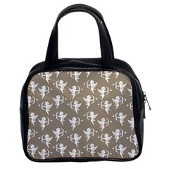 Cupid Pattern Classic Handbag (two Sides) by Valentinaart