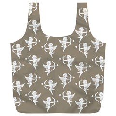 Cupid Pattern Full Print Recycle Bag (xxxl) by Valentinaart