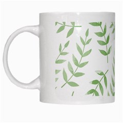 Tropical Pattern White Mugs by Valentinaart