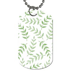 Tropical Pattern Dog Tag (two Sides) by Valentinaart