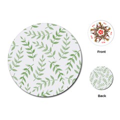 Tropical Pattern Playing Cards Single Design (round) by Valentinaart