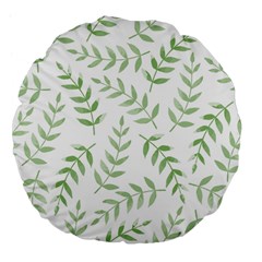 Tropical Pattern Large 18  Premium Flano Round Cushions by Valentinaart