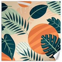 Tropical Pattern Canvas 12  X 12  by Valentinaart